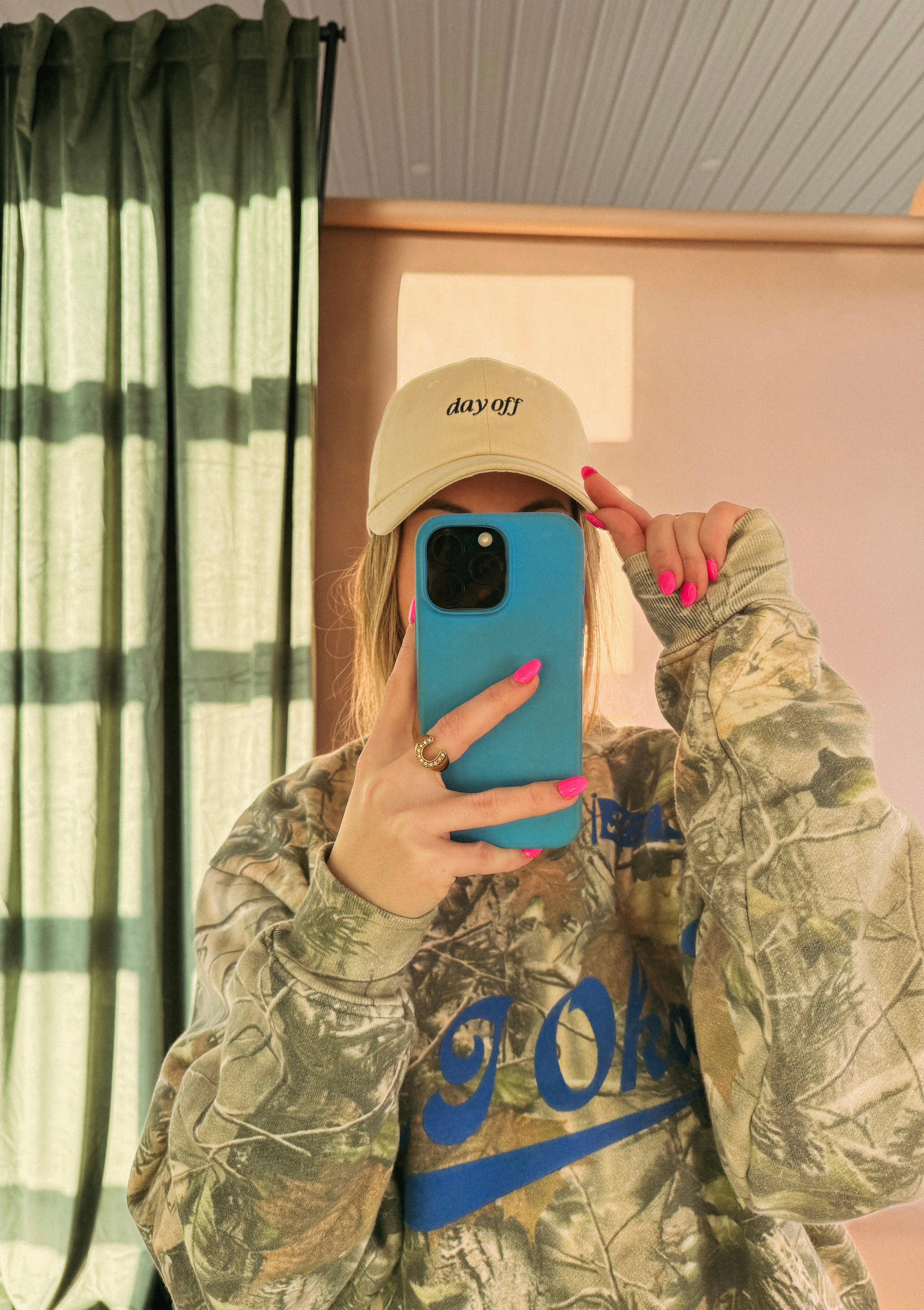ETTA OG | day off dad cap - cream