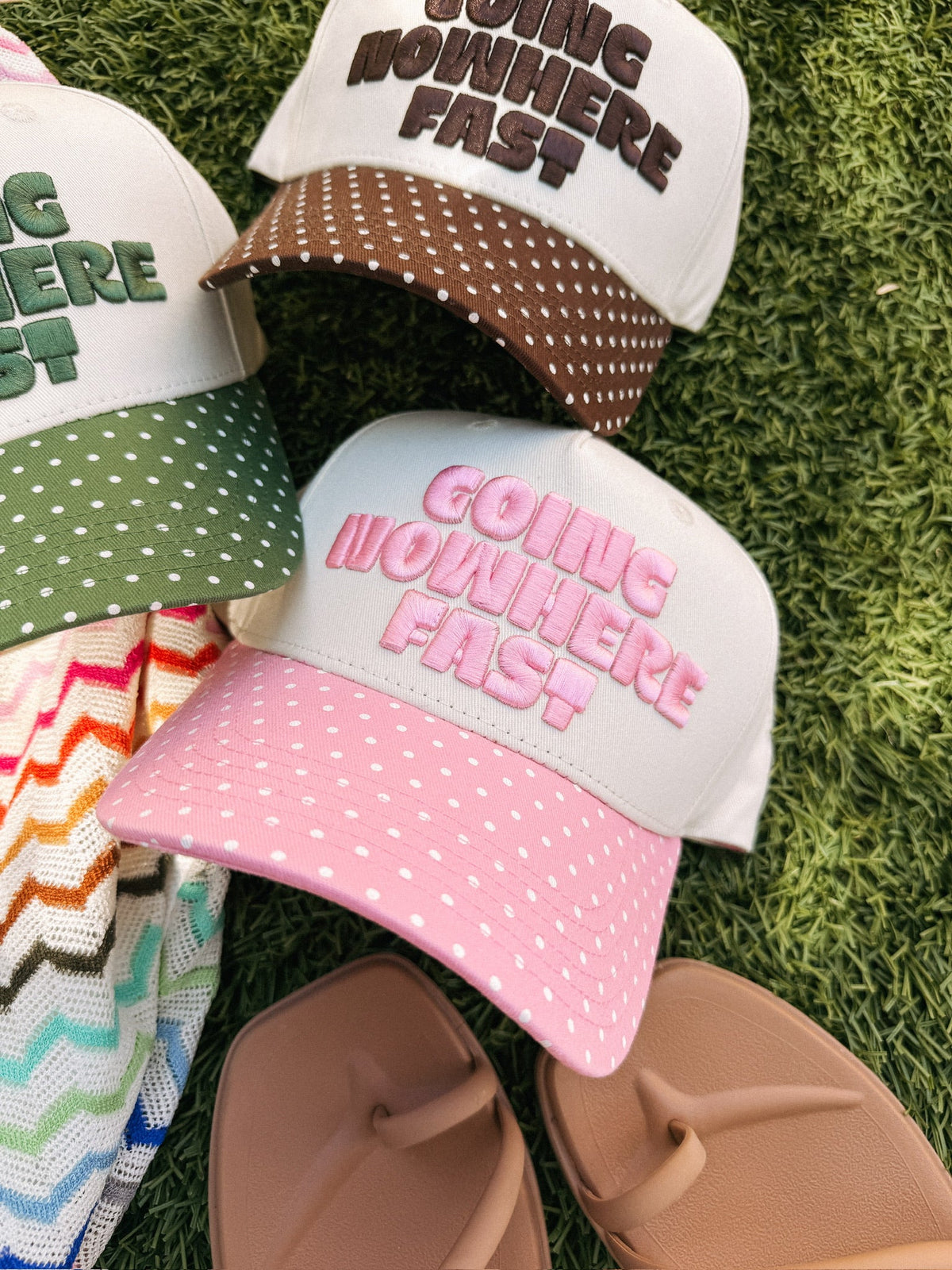 ETTA OG | going nowhere trucker hat - pink