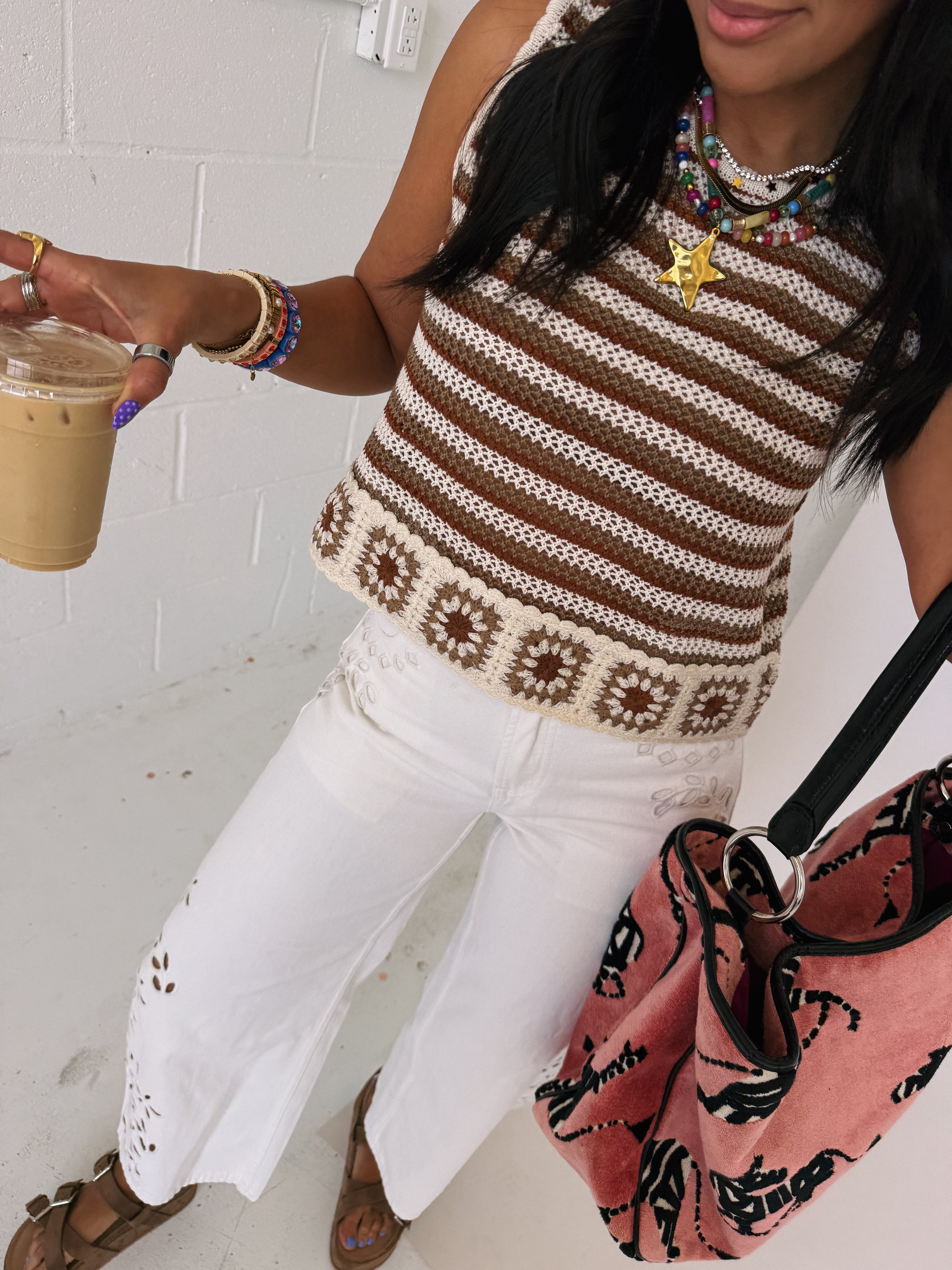 canyon moon crochet top