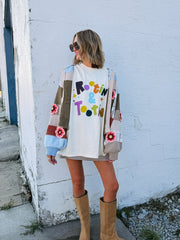 ETTA OG | rootin' and tootin' graphic tee - ivory / multicolor