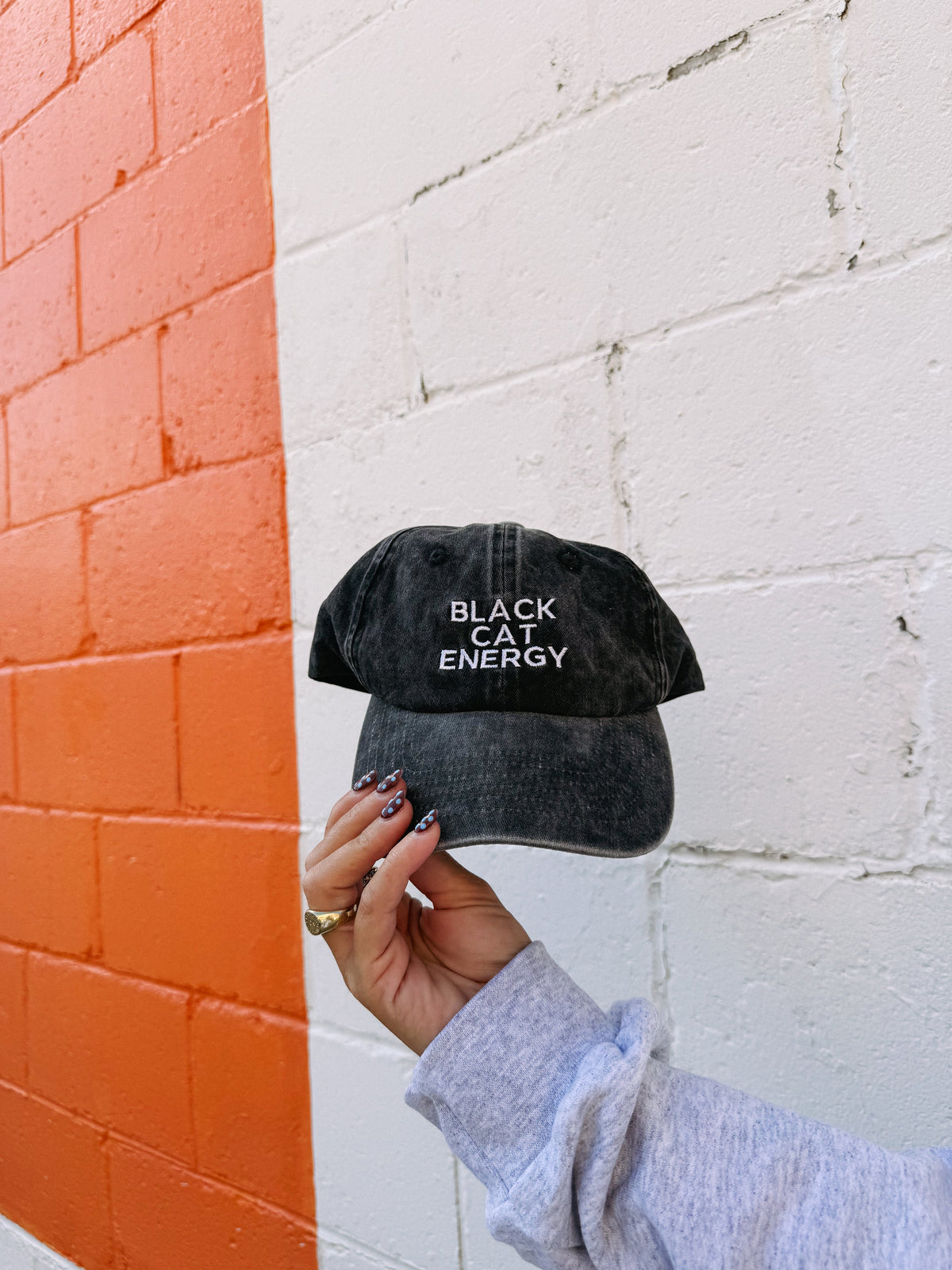 ETTA OG | black cat dad cap