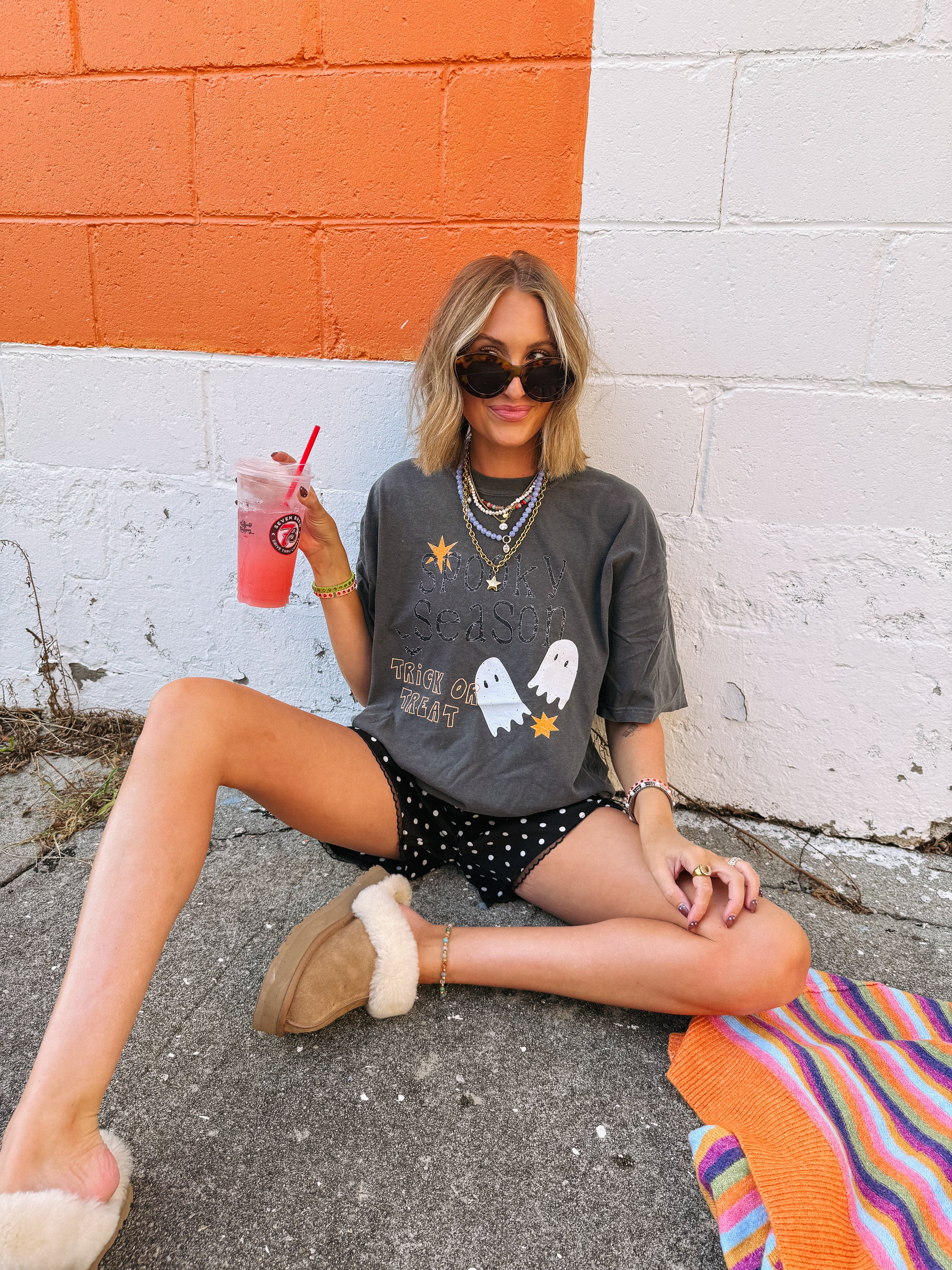 ETTA OG | ghost season graphic tee - charcoal