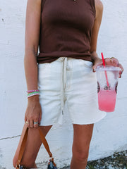 california dreamin' drawstring shorts