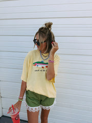 ETTA OG | keep up the pace lace shorts - green