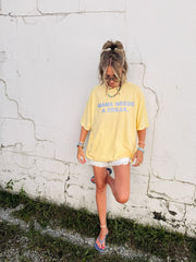 ETTA OG | mama needs a break graphic tee - butter yellow