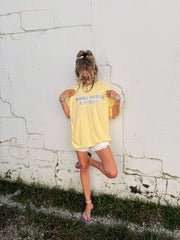 ETTA OG | mama needs a break graphic tee - butter yellow