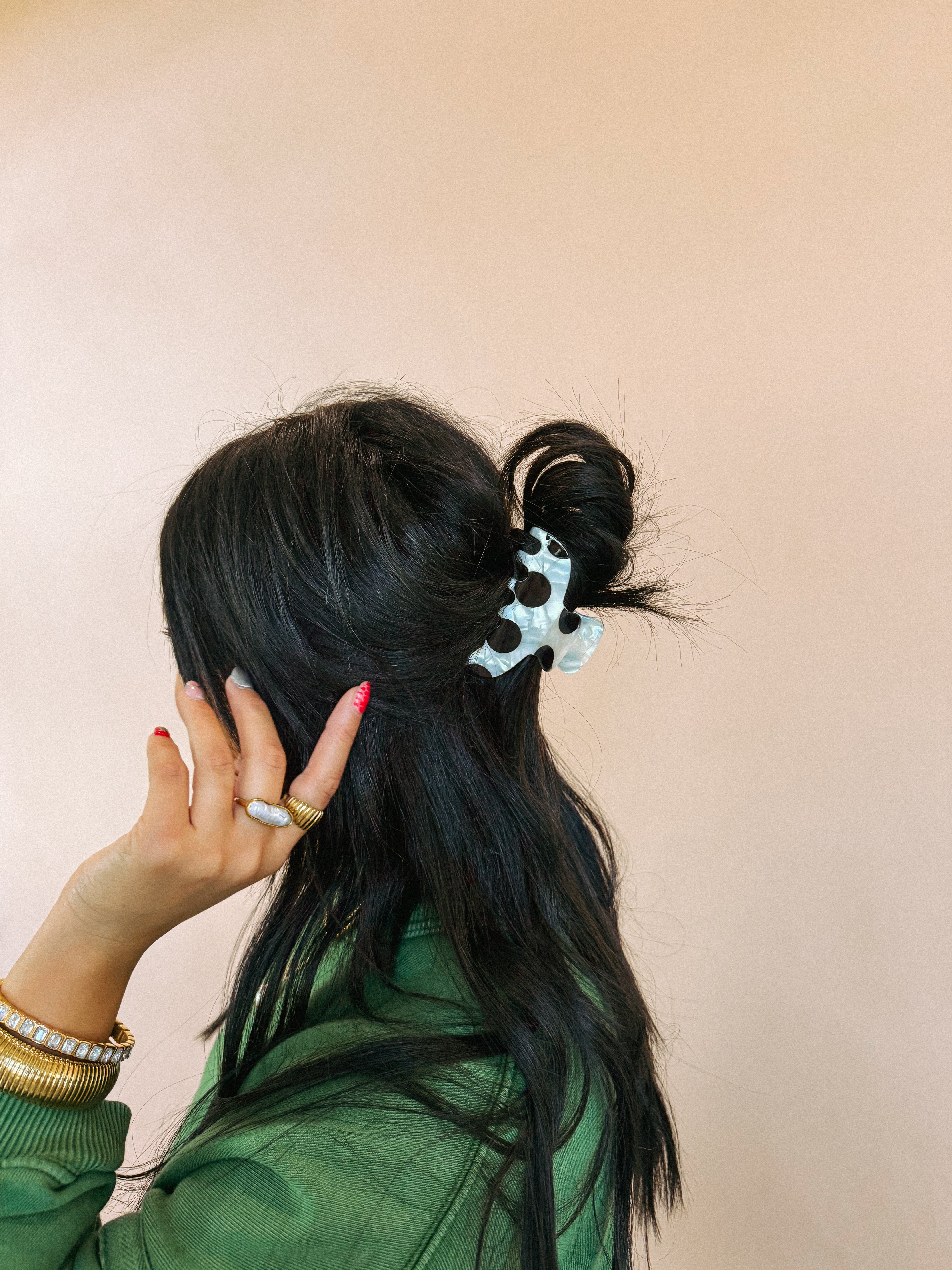 ETTA OG | polka dot hair clip