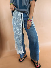 free fallin lace wrap skirt