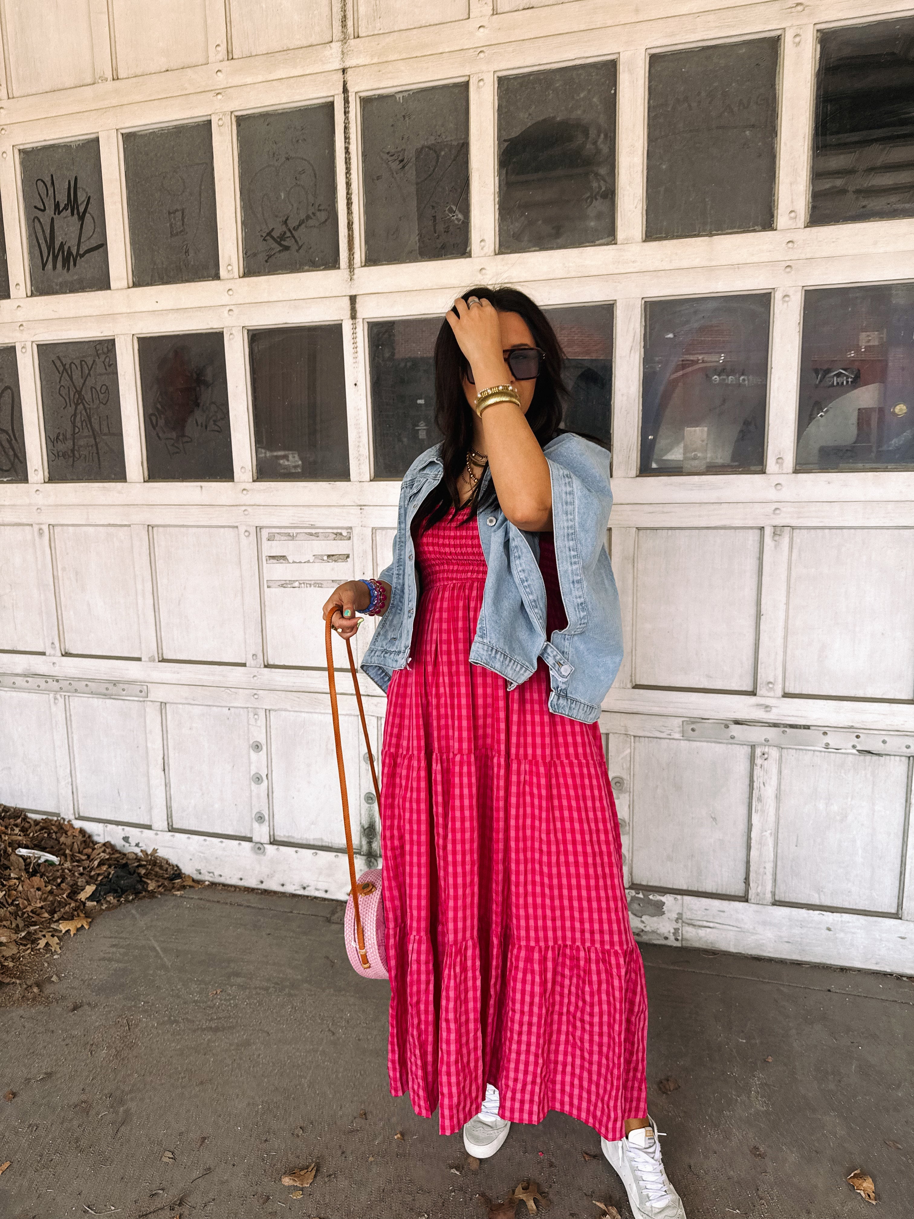 fuchsia fever maxi dress