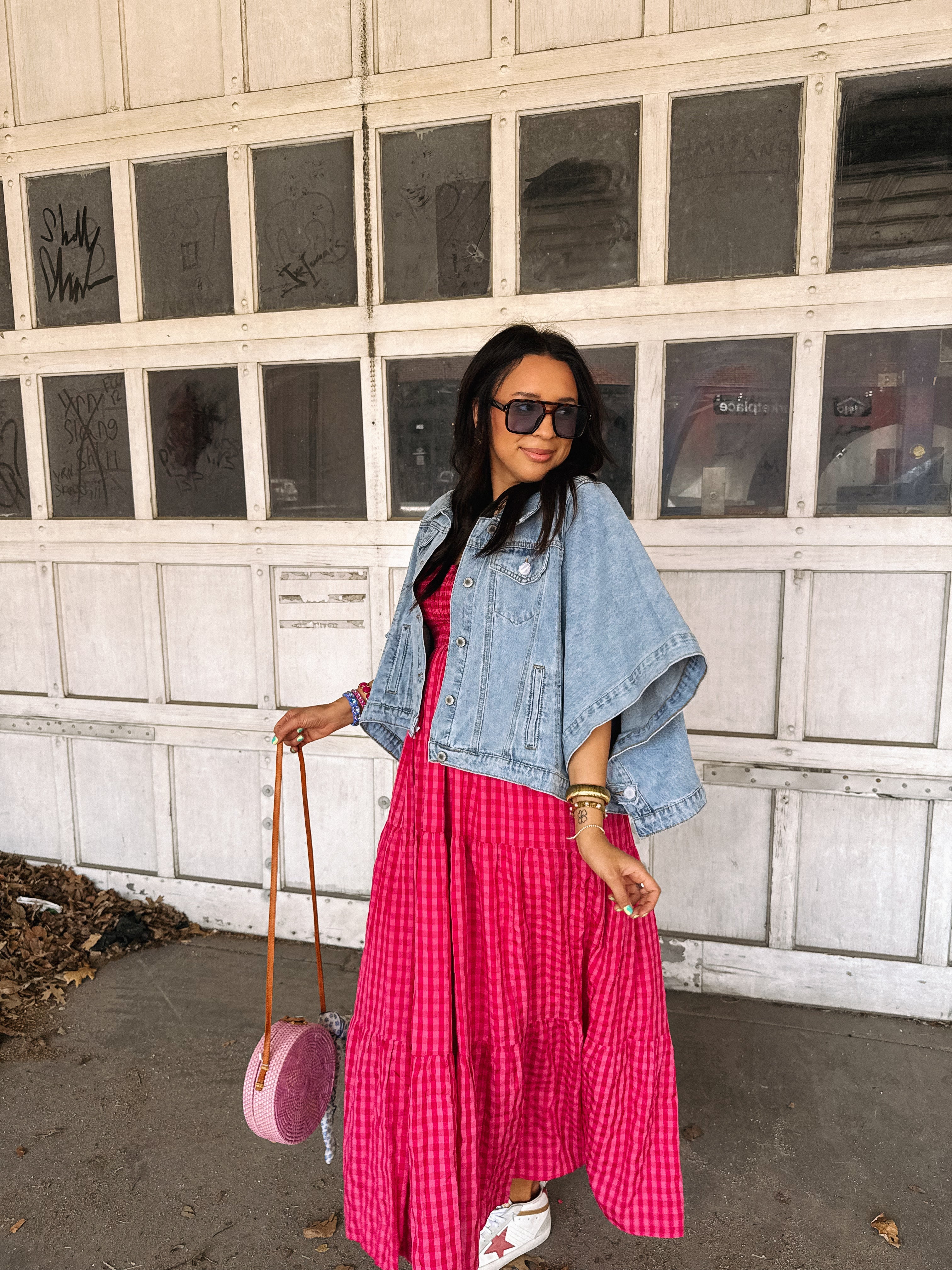 fuchsia fever maxi dress