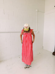 bonnie stripe bow dress